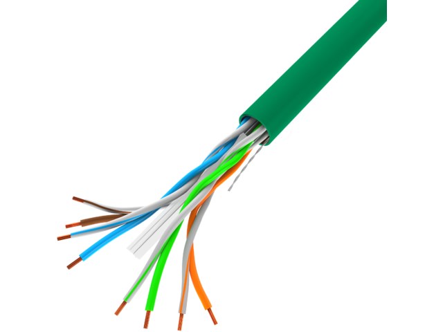 Lanberg UTP Cable 1GB/s 305 m CCA Green LCU6-10CC-0305-G