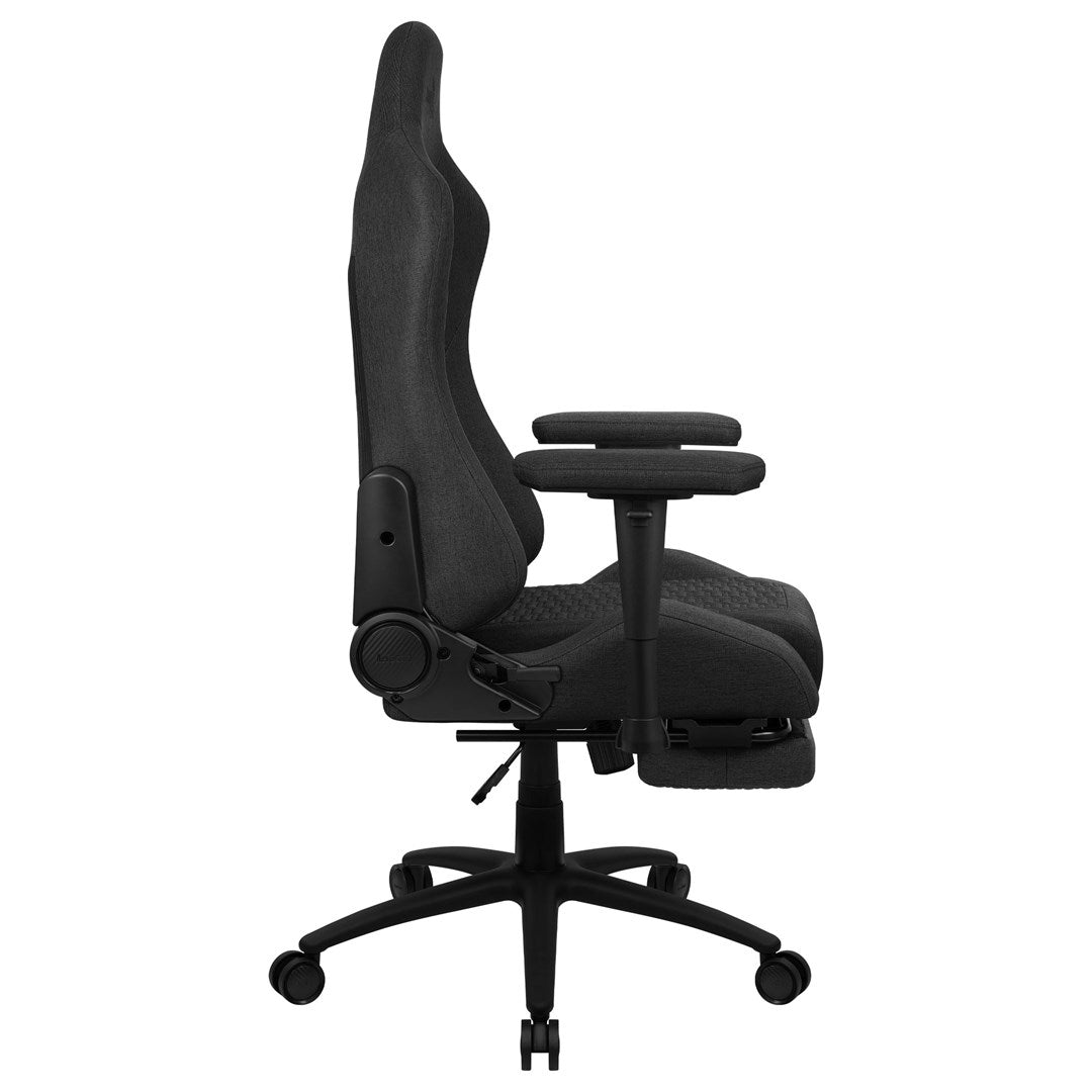 Aerocool ROYALASHBK Premium Ergonomic Gaming Chair - Legrests and Aeroweave Technology
