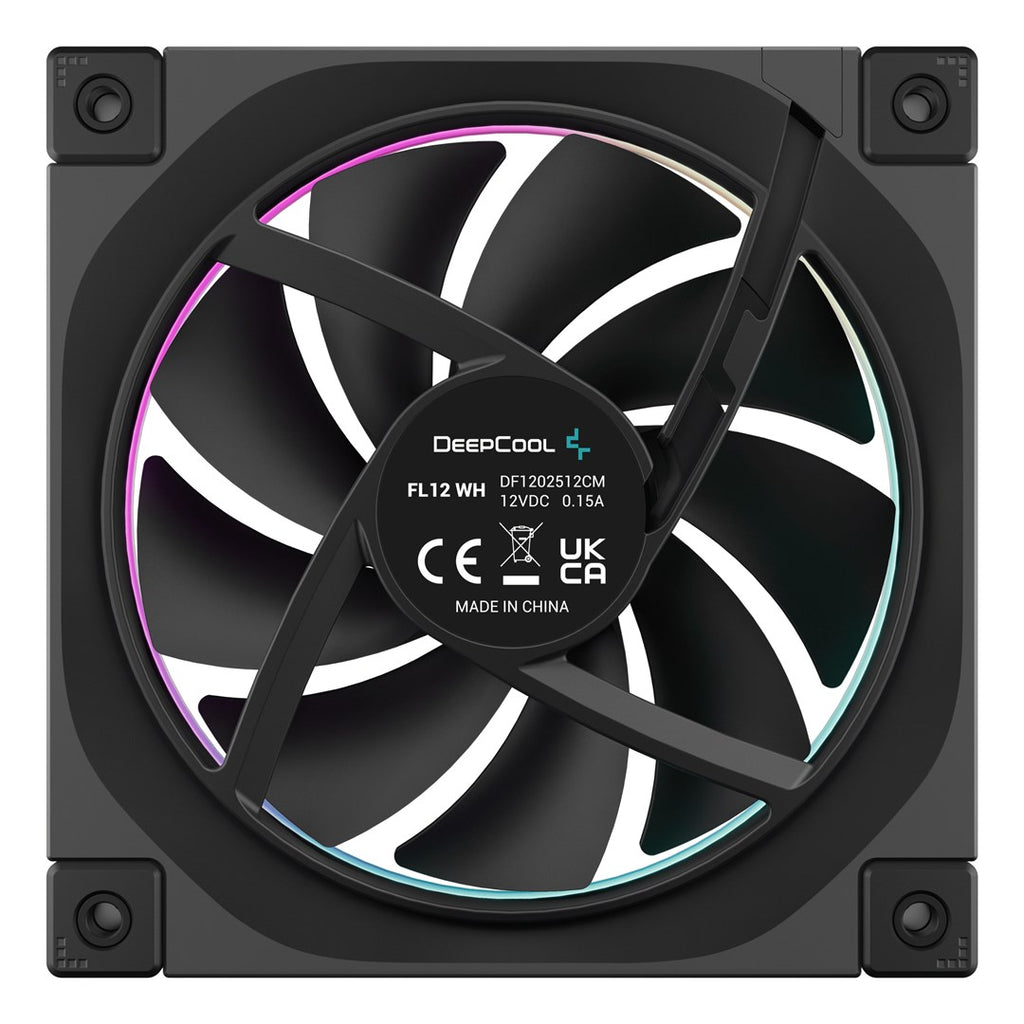 Deepcool FL12 Black - 3 Pack - 120 mm - 2.150 rpm - 12 V 3er R-FL12-BKAPN3-G
