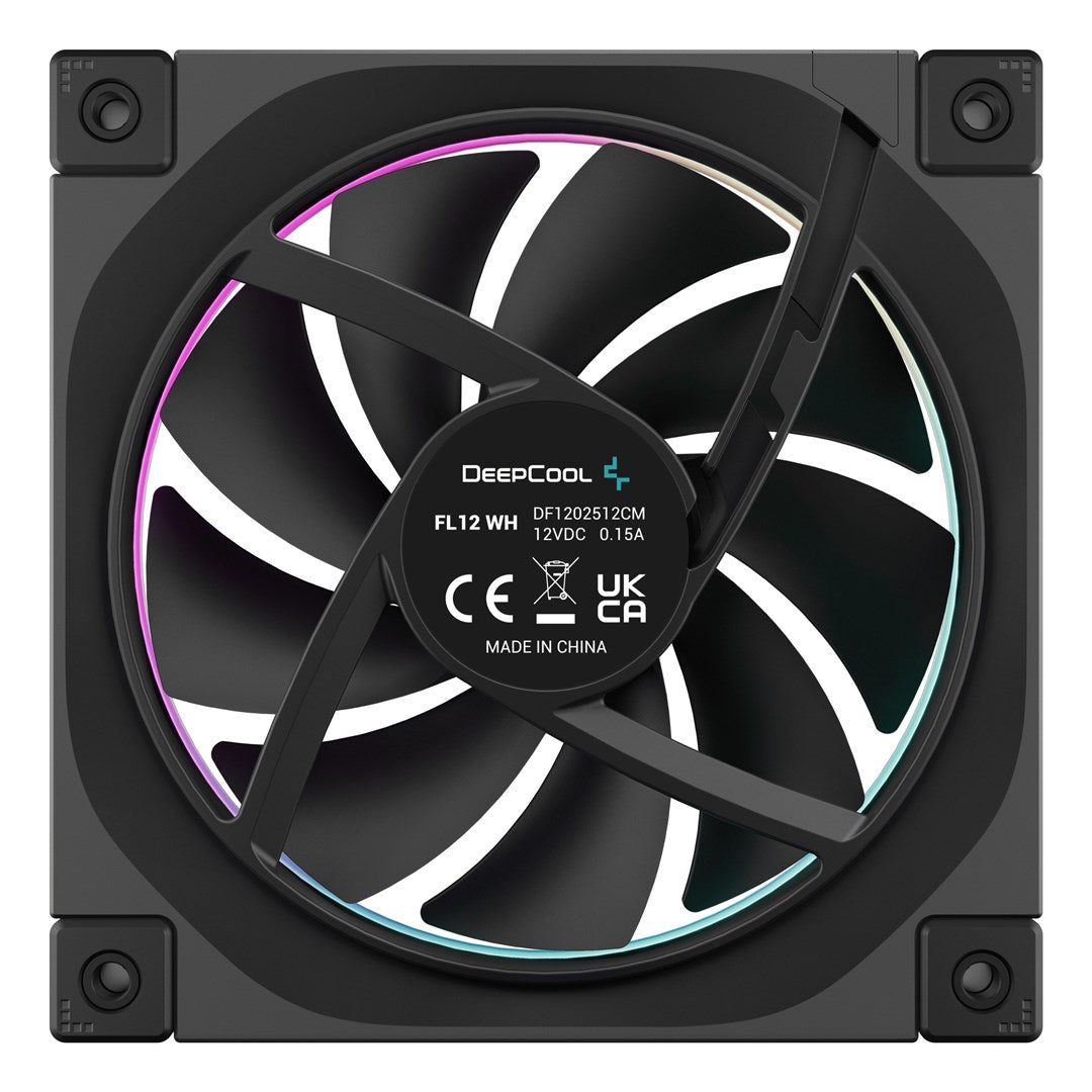 Deepcool FL12 Black - 3 Pack - 120 mm - 2.150 rpm - 12 V 3er R-FL12-BKAPN3-G