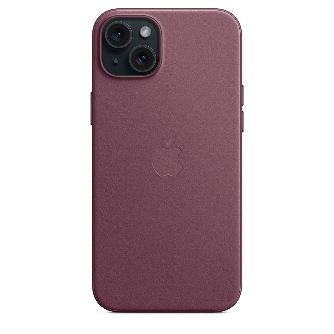 Apple iPhone 15 Plus FineWoven Case - Mulberry - MagSafe - Model MT4A3ZM/A