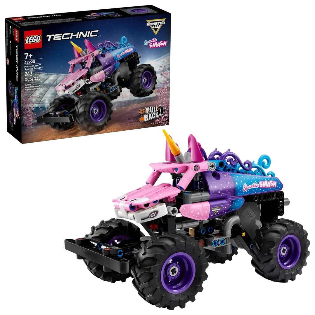 LEGO TECHNIC Monster Jam Sparkle Smash Pull-Back 42220