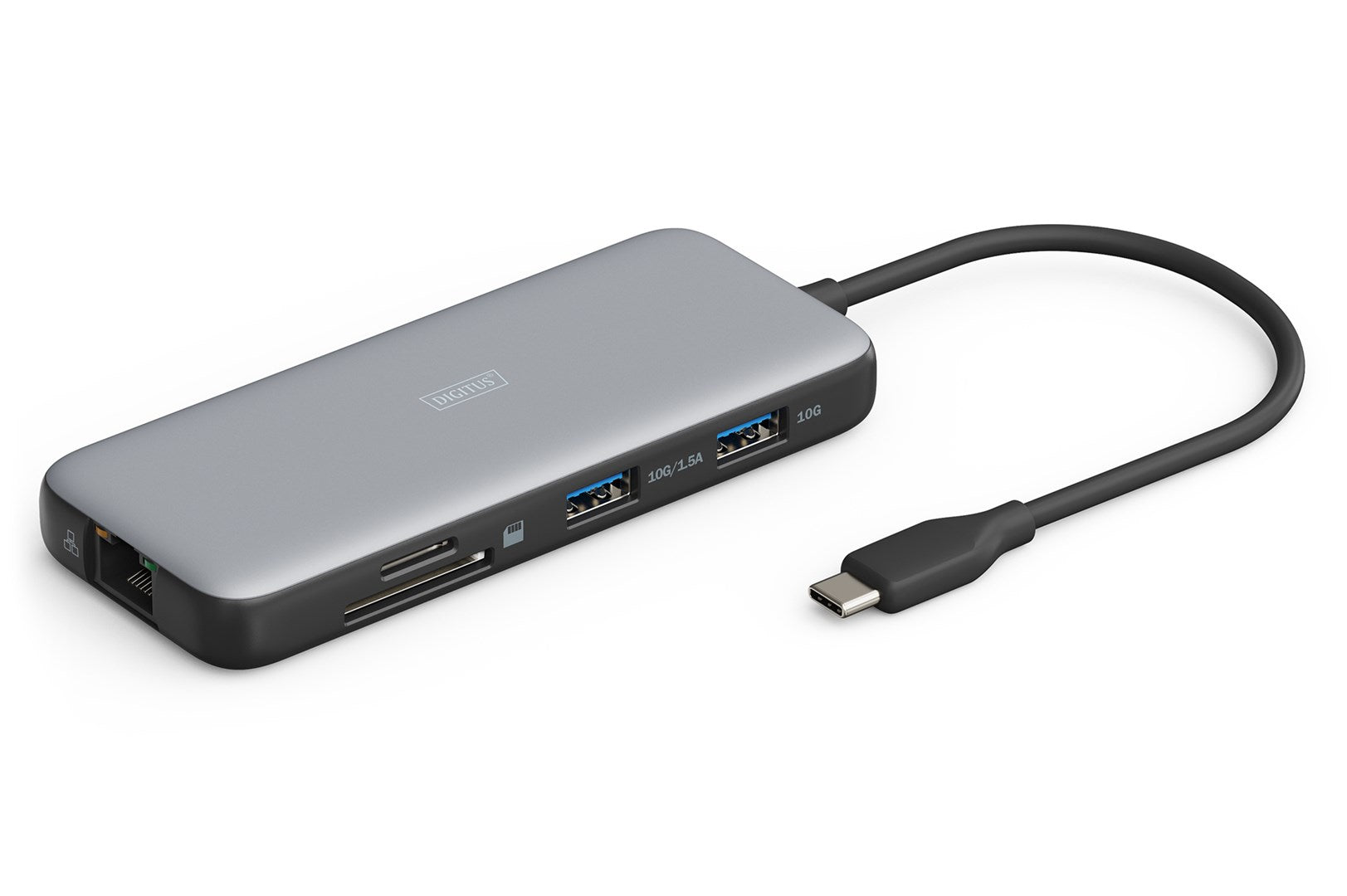 DIGITUS - Docking Station - USB-C - 2 x HDMI - 1GbE - DA-70915