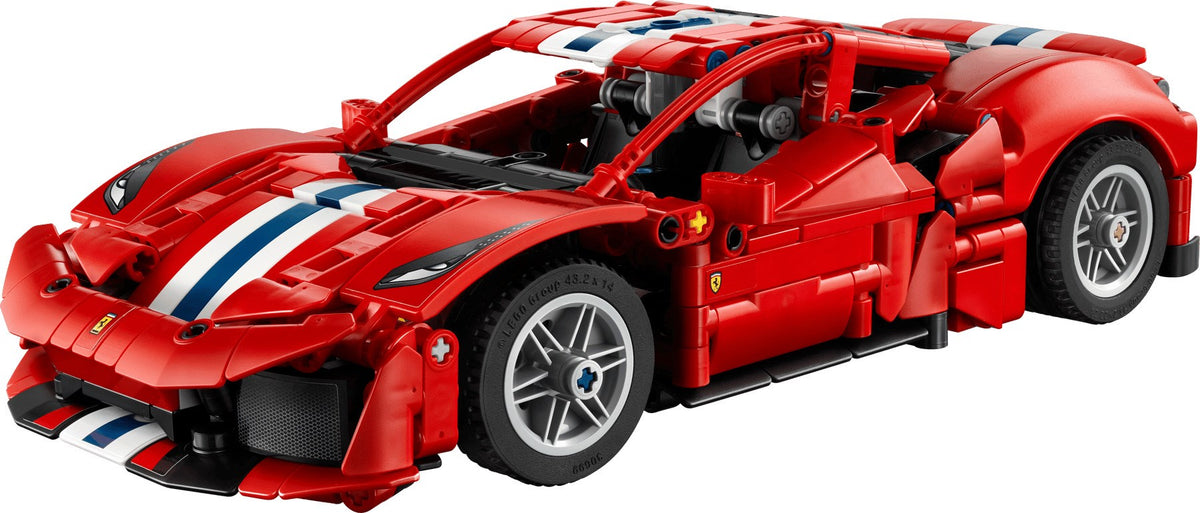 LEGO TECHNIC Ferrari 488 PISTA Building Kit 882 Elements for Ages 9+ Model 42235