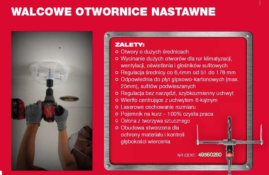 MILWAUKEE Hole Saw Extension 51-178 mm for Plasterboards