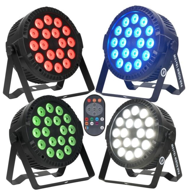Light4Me PAR RGBW 18x10W Stage Lighting 5908249836297