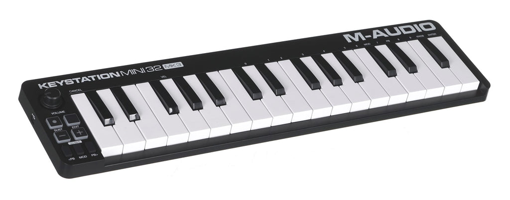 M-AUDIO Keystation Mini 32 MK3 - MIDI Keyboard 32 Keys USB Black White