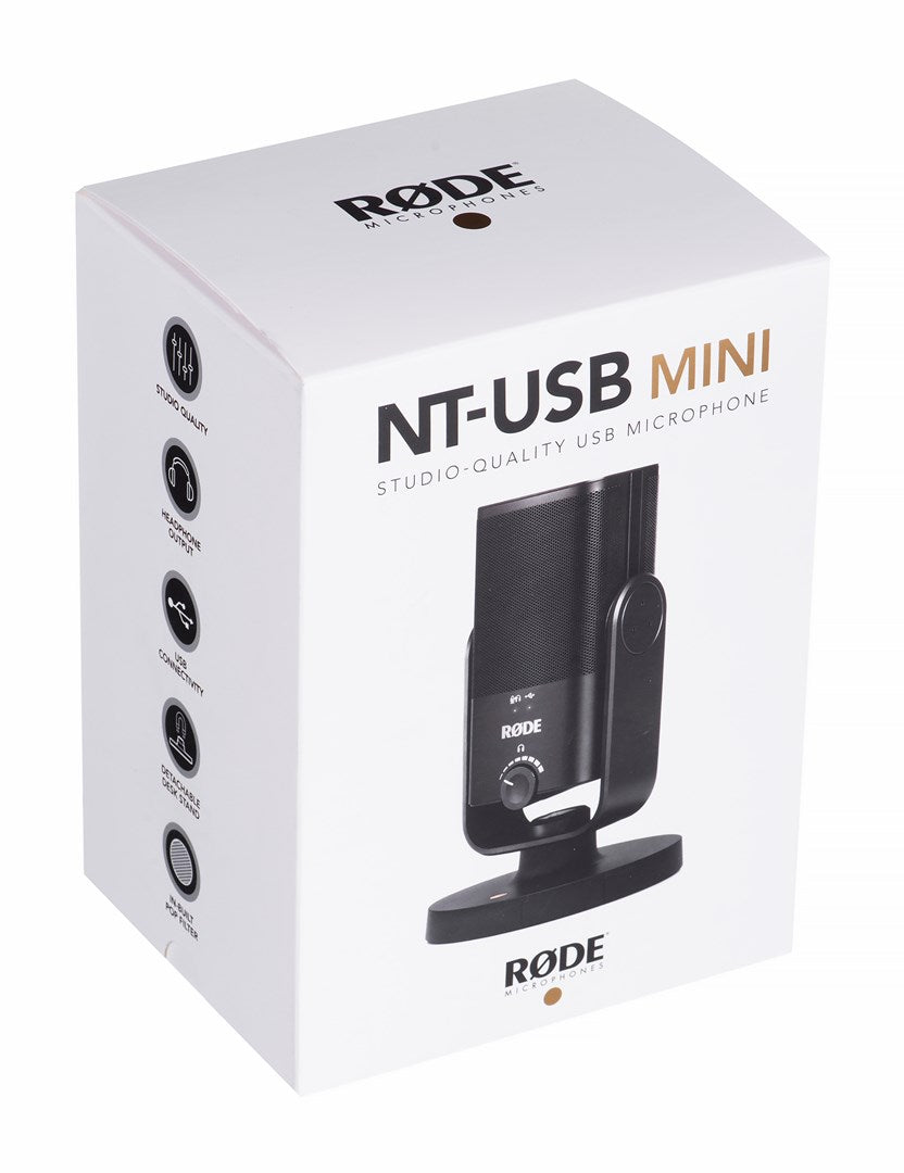 RØDE NT-USB mini - Tischmikrofon - 20 - 20000 Hz - 24 Bit - 48 kHz - Kabelgebunden - USB / 3,5 mm (400400025)