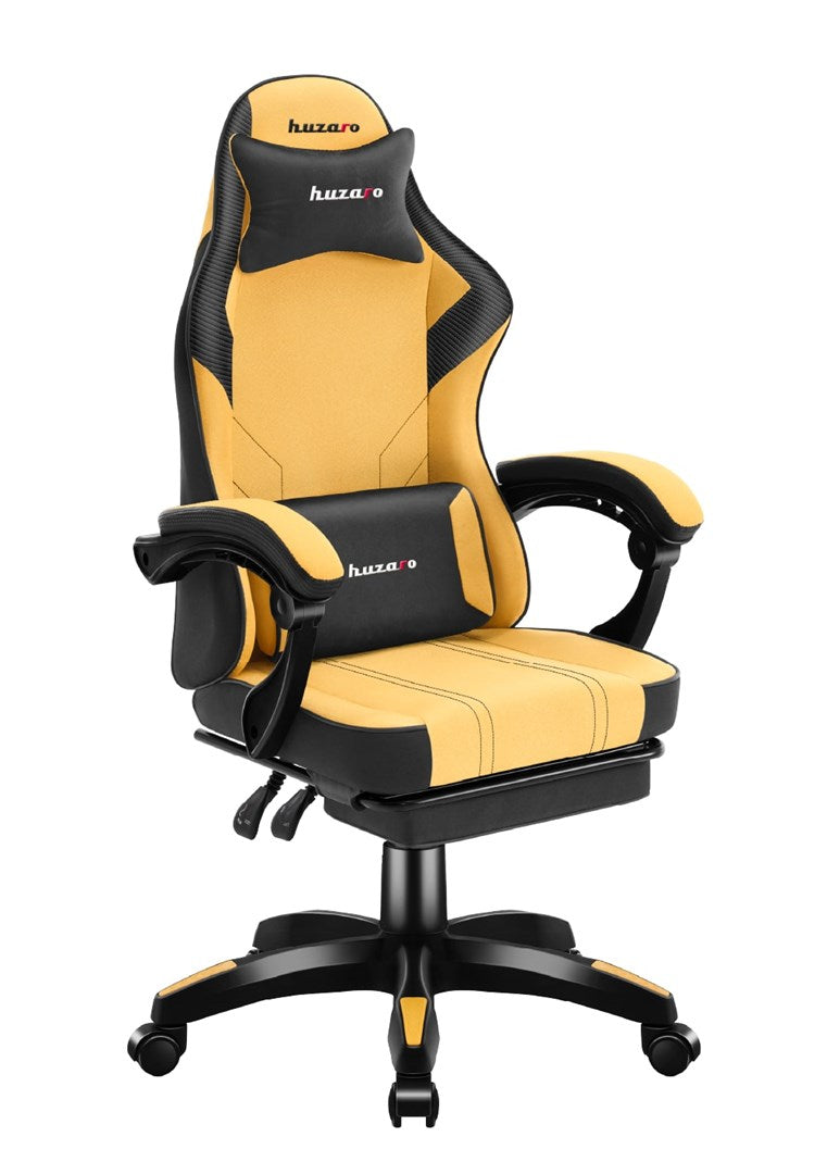 Force 3.7 Yellow Gaming Chair - Ergonomic Design with Adjustable Features