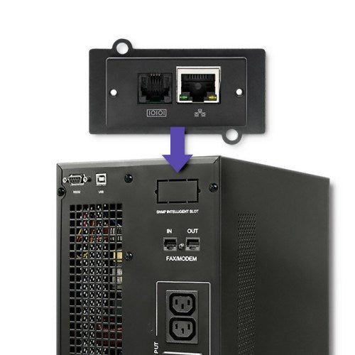Qoltec Online UPS Pure Sine Wave 3kVA 2.4kW LCD USB