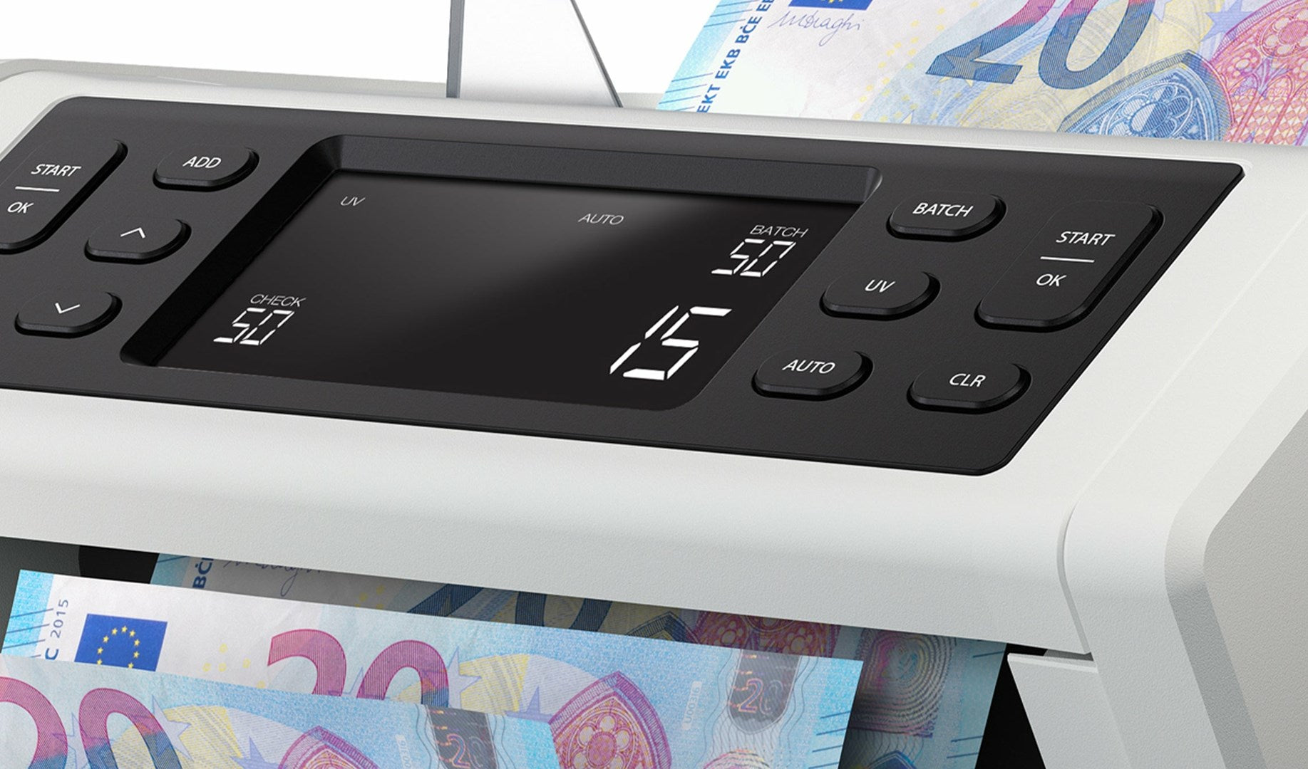 Safescan 2250 Banknote Counting Machine White