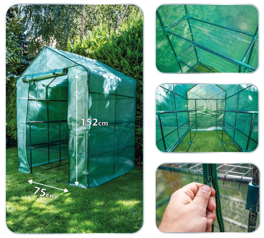 NEO Tools Cold Frame/Greenhouse 15-911 143x143x195 cm
