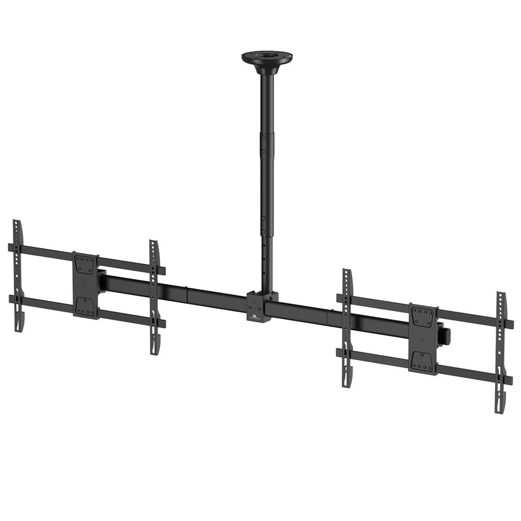 Maclean Dual Ceiling Mount for Two TVs max load 2x40kg 34-60 inch max VESA 600x400 MC-111 B