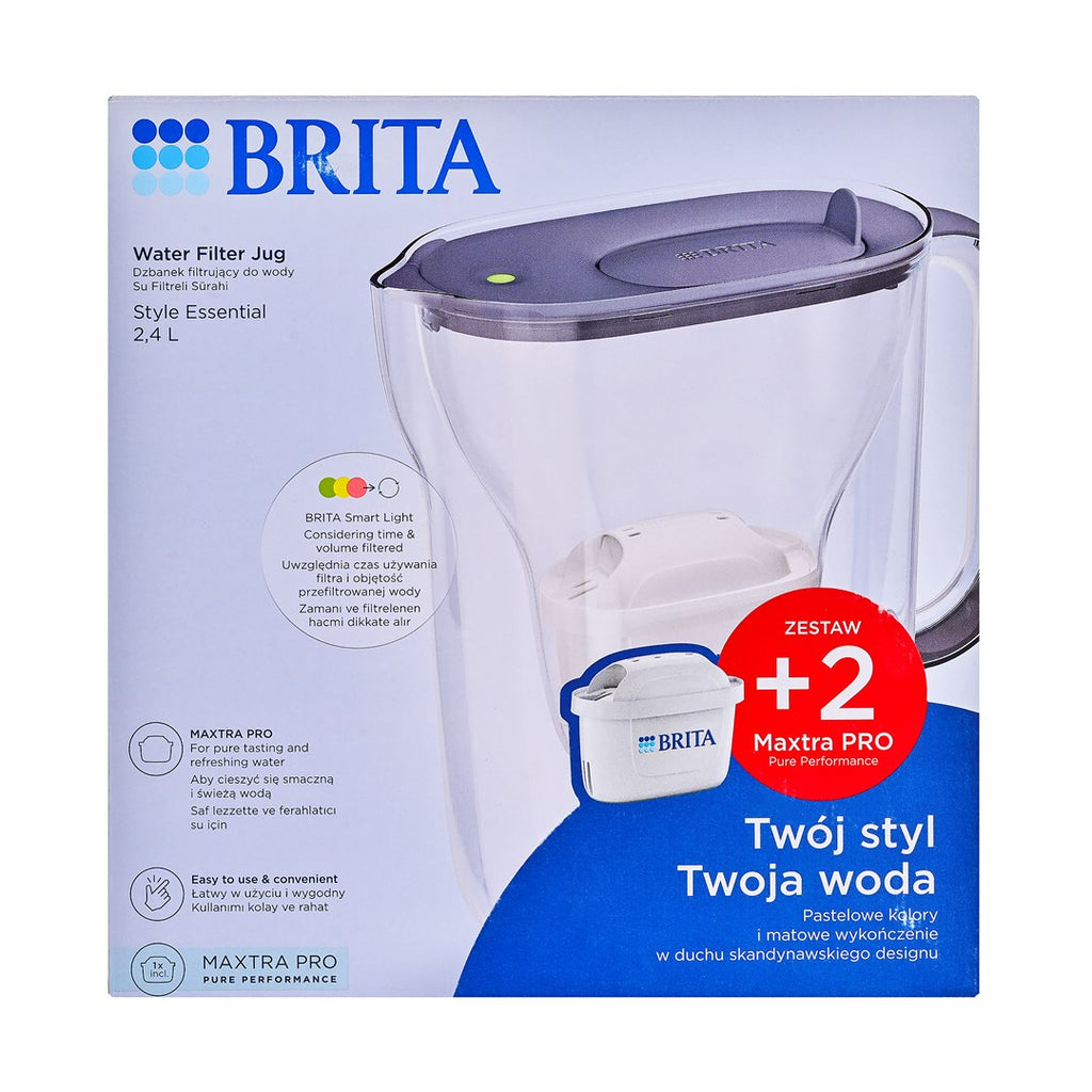 BRITA Style Essential Filter Jug 1059834 - Graphite
