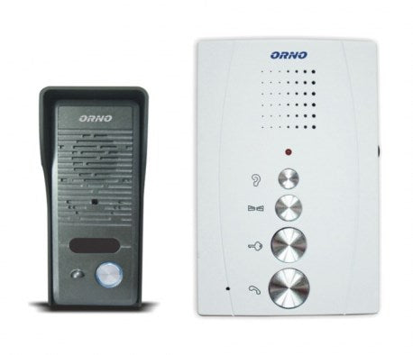 ORNO Door Communication Set Single-Family Headphoneless White ELUVIO