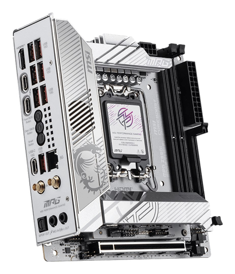 MSI MPG Z890I EDGE TI WIFI Mini-ITX Motherboard (Z890, S1851, ATX, DDR5) (7E33-001R)