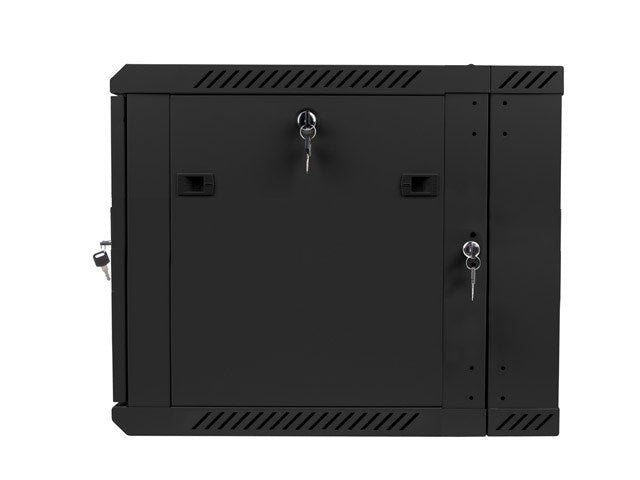 Lanberg Two-Section Wall-Hung Rack Cabinet 19 9U 600x600 Black