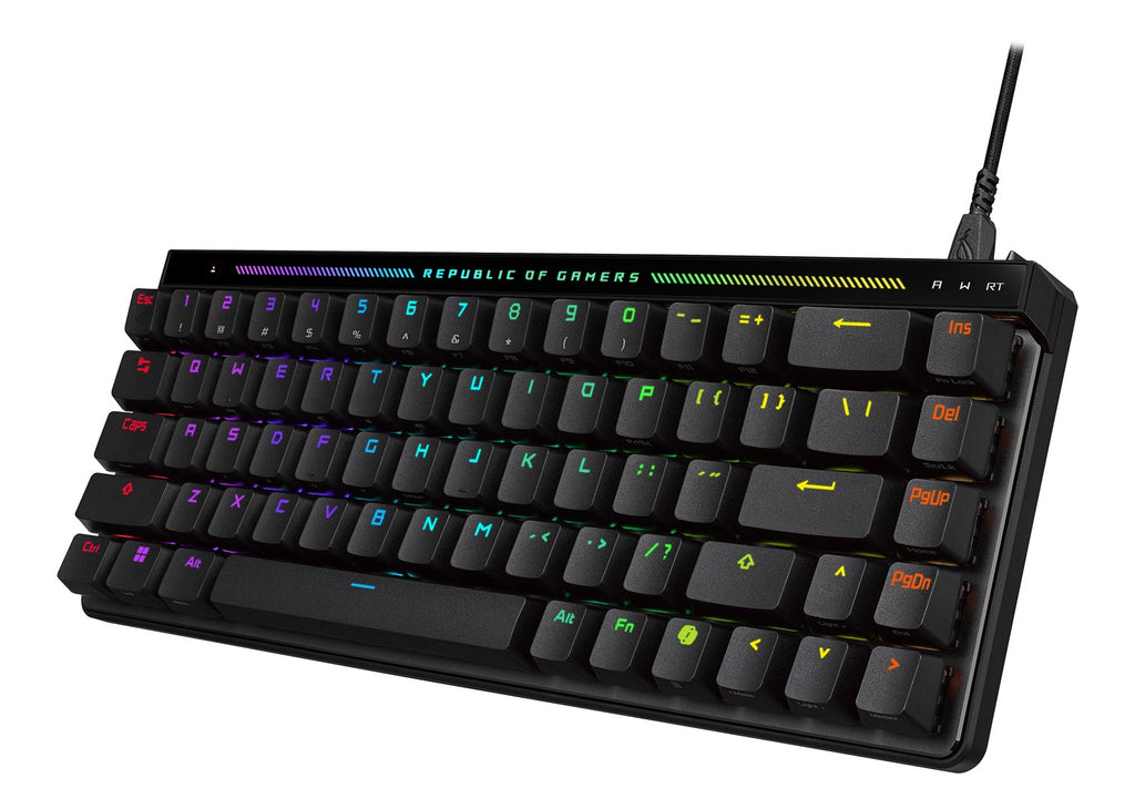 ASUS ROG Falchion Ace - Keyboard - 65% Compact - Backlit - USB - QWERTZ - ROG NX Red Switches - Black (90MP03VE-BKDA20)