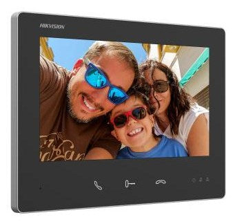 Hikvision DS-KH7300EY-WTE2 video intercom system 17.8 cm (7 ) Black