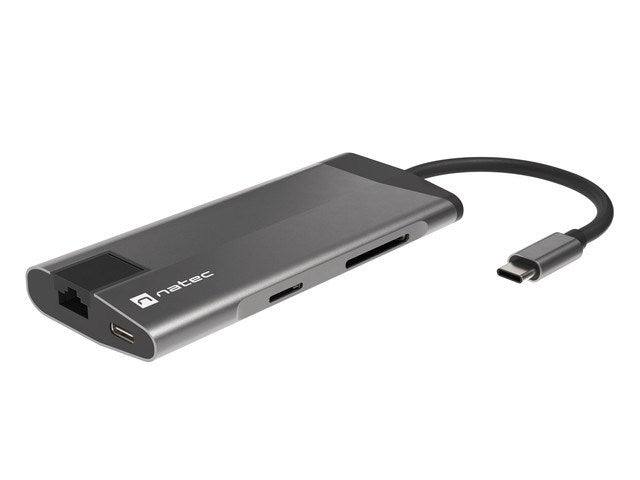 NATEC USB Hub Type-C RJ45 MicroSD HDMI Model NMP-1690