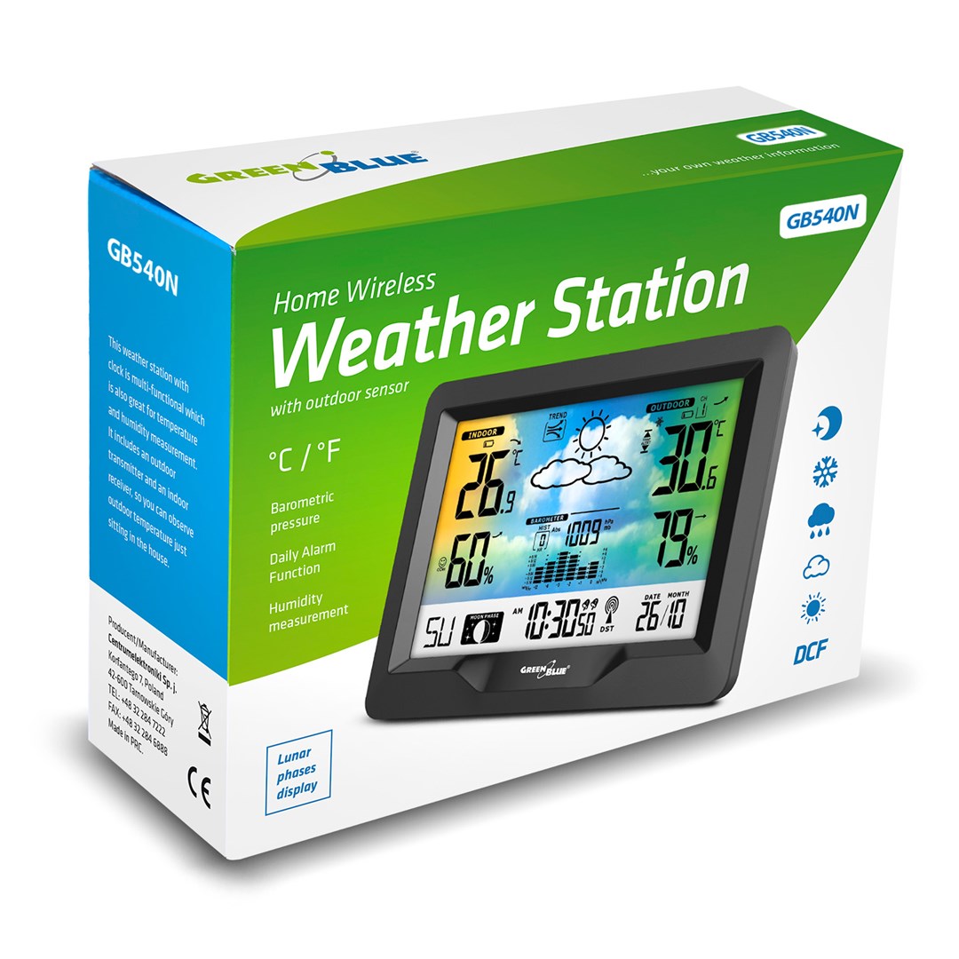 GreenBlue Wireless Weather Station 470 g GB540N