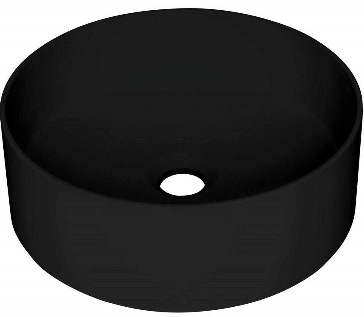 Deante Silia Granite Countertop Washbasin 36 cm - Matt Black
