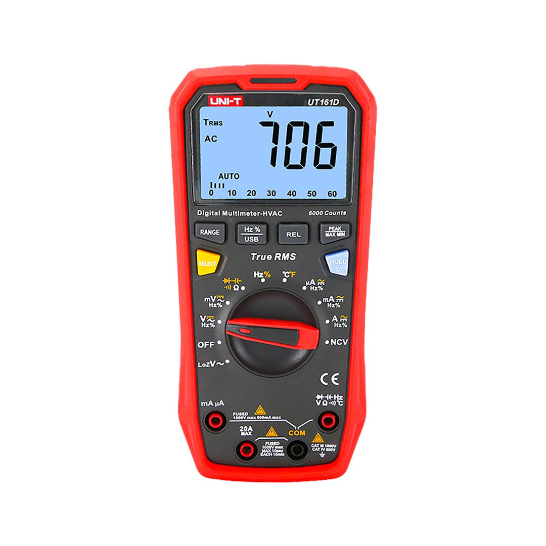 UNI-T Multimeter 825 g 230 mm x 70 mm x 170 mm Model MIE0433