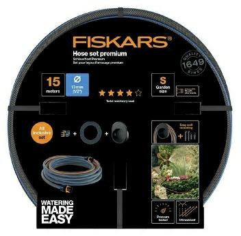 Fiskars Bracket and Hose Set 1/2" 15 m Q4 1027678