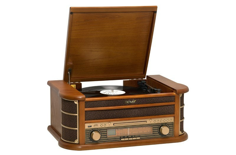 Retro wooden music center Denver MCR-50MK3 with tu