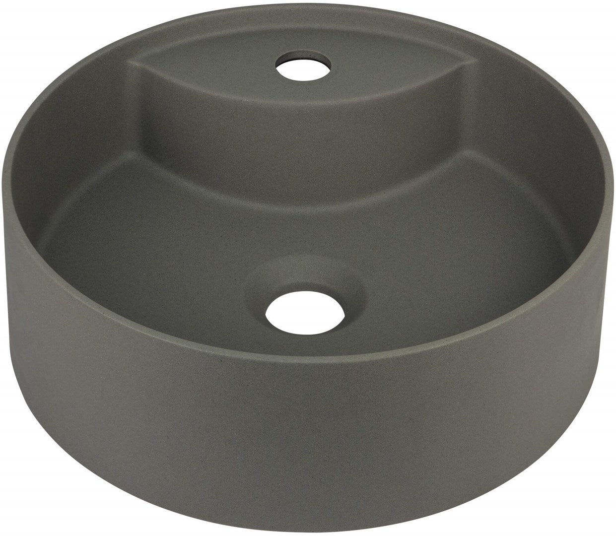 Granite countertop washbasin with space for a tap