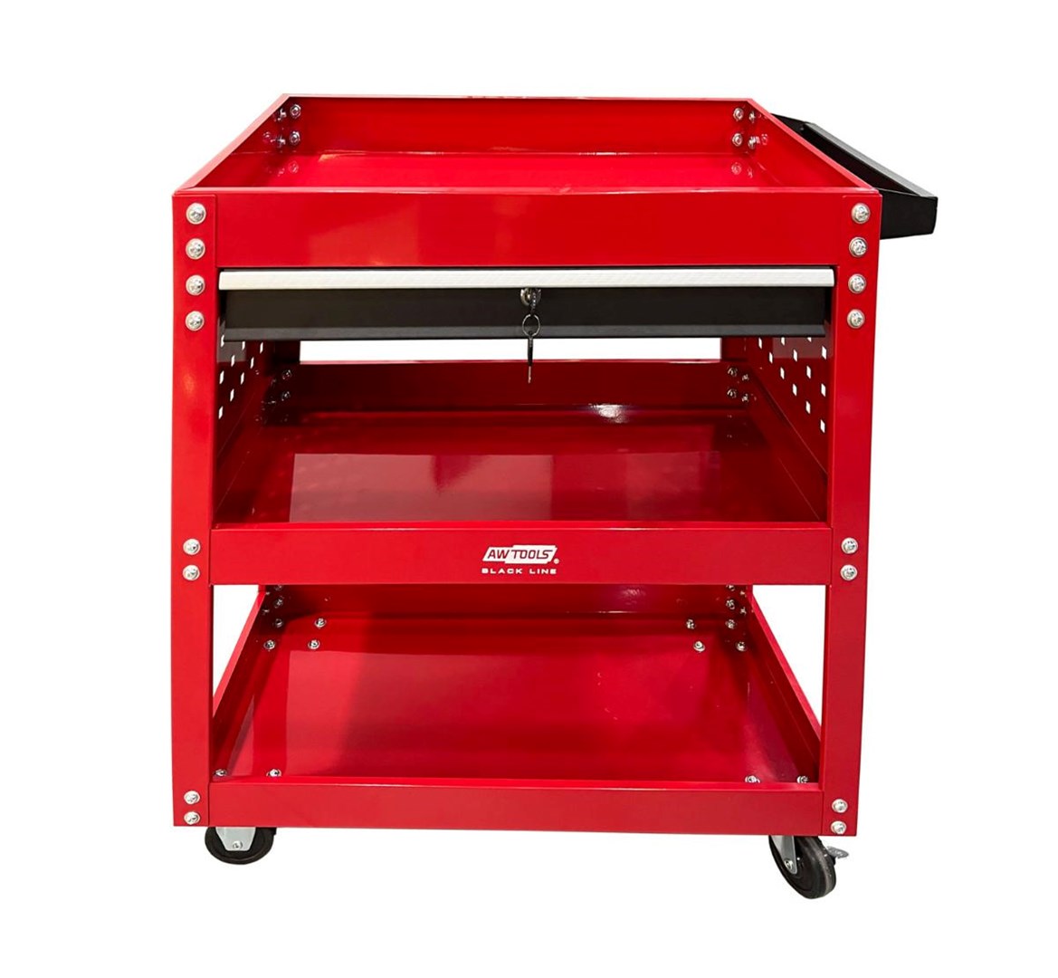 Metal Workshop Cart 3 Levels + 1 Drawer