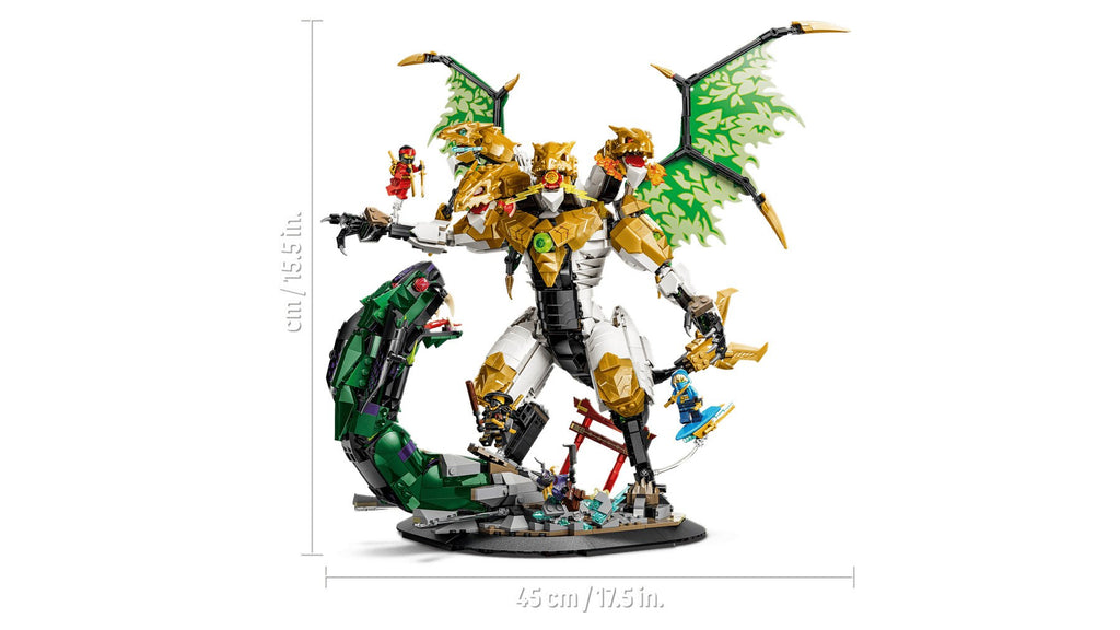 LEGO NINJAGO Building Blocks 71872 Ultra Dragon Battle - 2178 Pieces - 4 Minifigures - Ages 12+