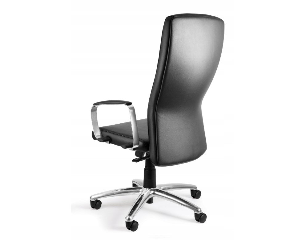 Adella C239 office chair  genuine leather HL-4  black