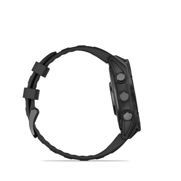 Garmin Fenix 8 - 47 mm Slate Gray Sports Watch Silicone Band