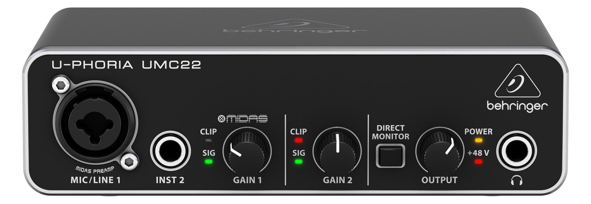 Behringer UMC22 USB Audio Interface Concert/Pre-amp