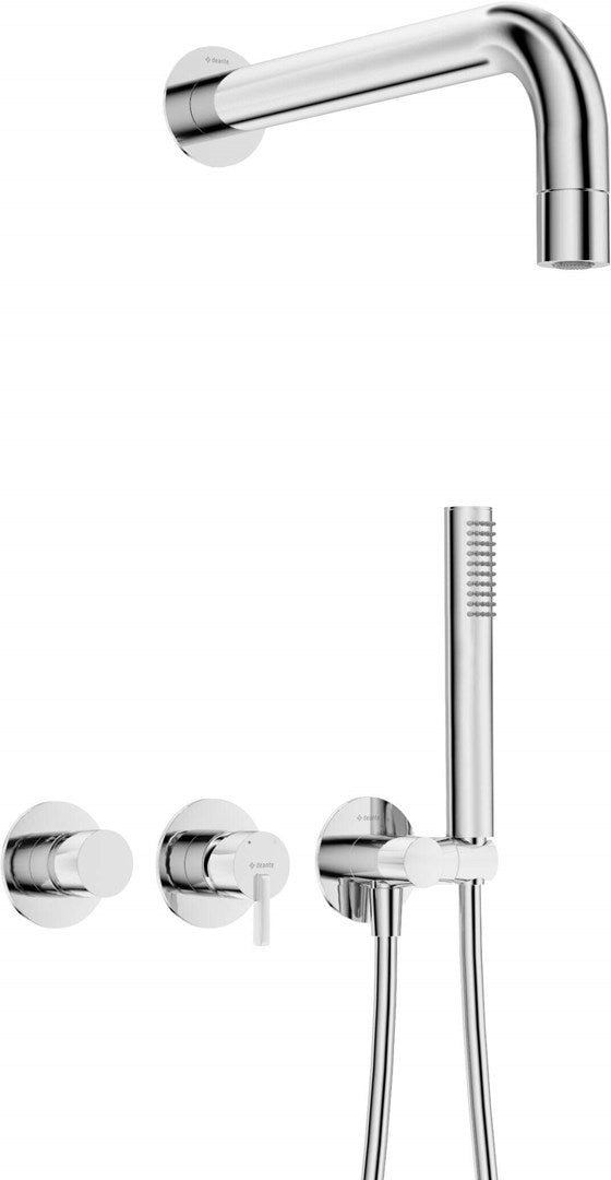 Deante Concealed Shower Set with Hand Shower Horizontal Mixer