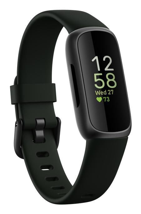 Fitbit Inspire 3 - Black - Activity Tracker - Silicone Band - Bluetooth (FB424BKBK)