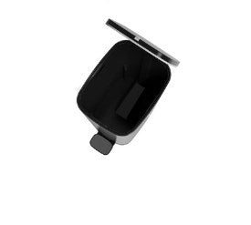 KETER Waste Container 30 L Rectangular Black Pedal Lid Model 237612