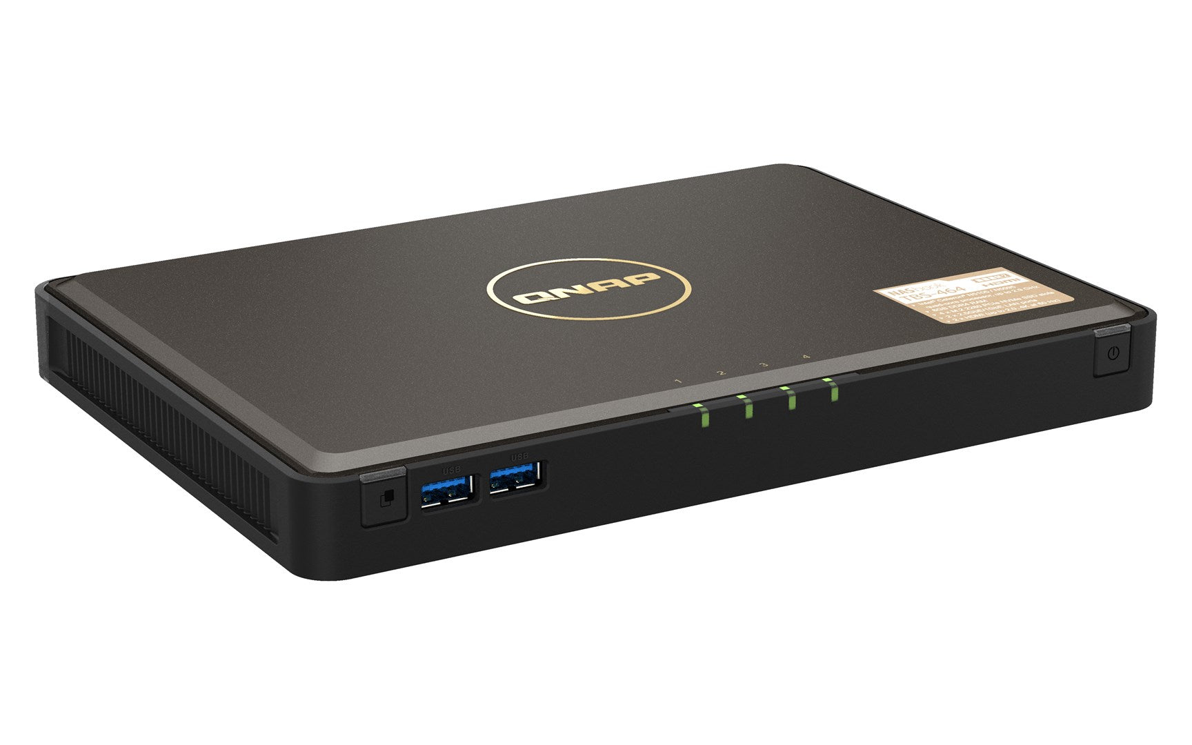 QNAP TBS-464 - NAS Server - 4 Bays - RAID 0,1, 5,6, 10 - 8 GB RAM - 2.5 Gigabit Ethernet