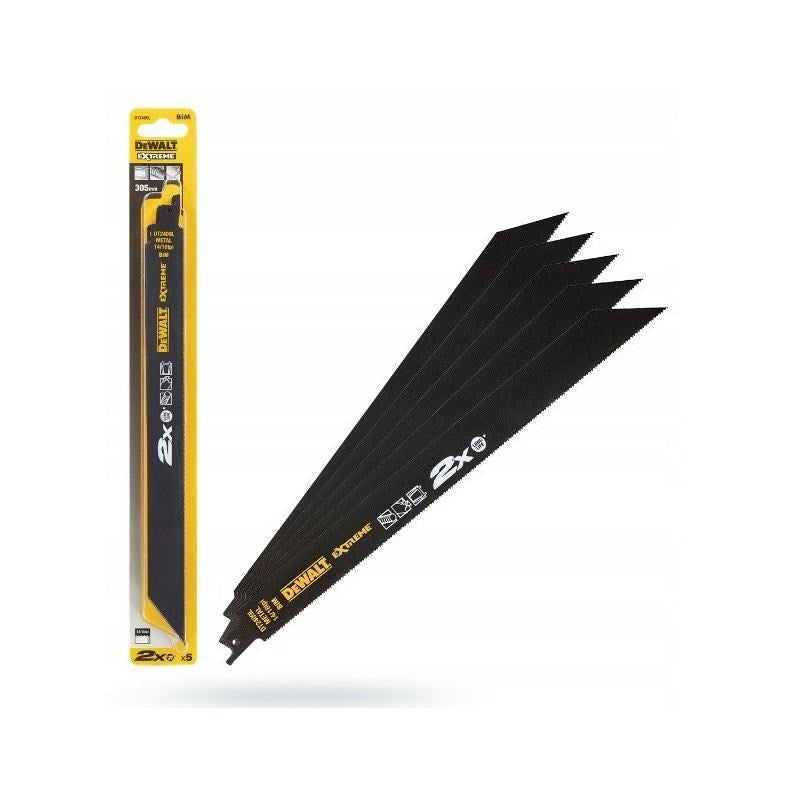 DeWalt Sabre Saw Blade Set 649118 5 Pieces 97 mm Width 185 mm Length 34 g