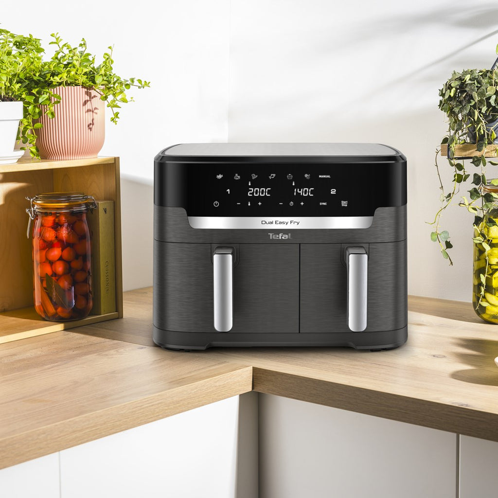 Tefal Easy Fry Dual XXL EY942HE0 Hot Air Fryer 11 L 2020W Grey