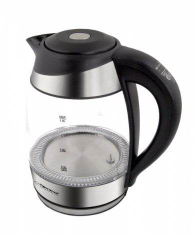 Esperanza EKK026 electric kettle 1.7 L 2200 W Black  Transparent