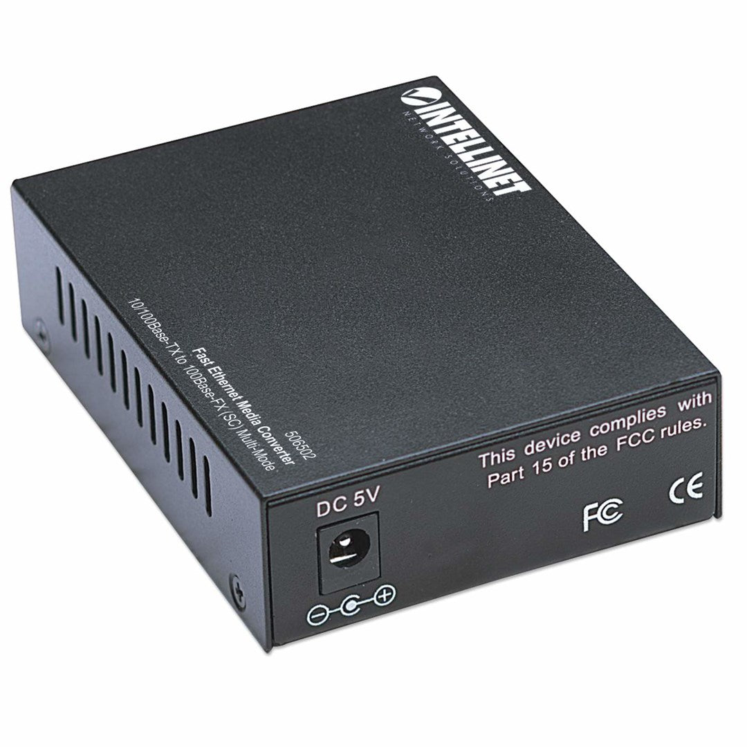 Fast Ethernet Media Converter with 2 Ports and 100 Mbps Data Transfer Rate