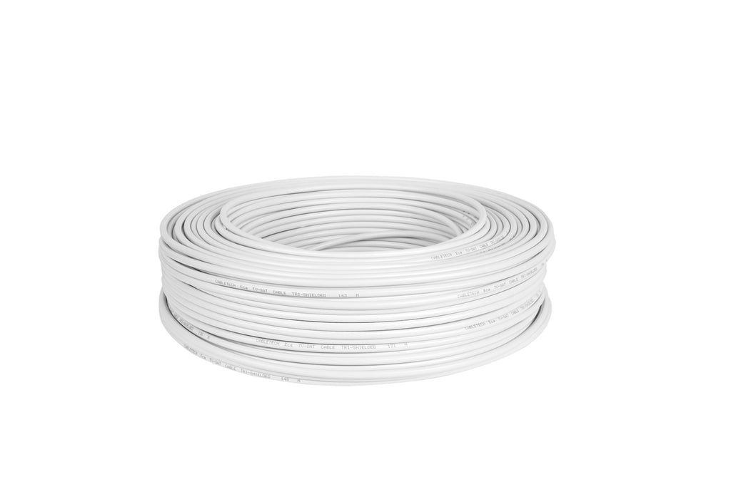CABLETECH Dual-Screen TV-SAT Coaxial Cable 6280 g 150 m Model LEC-KAB0016
