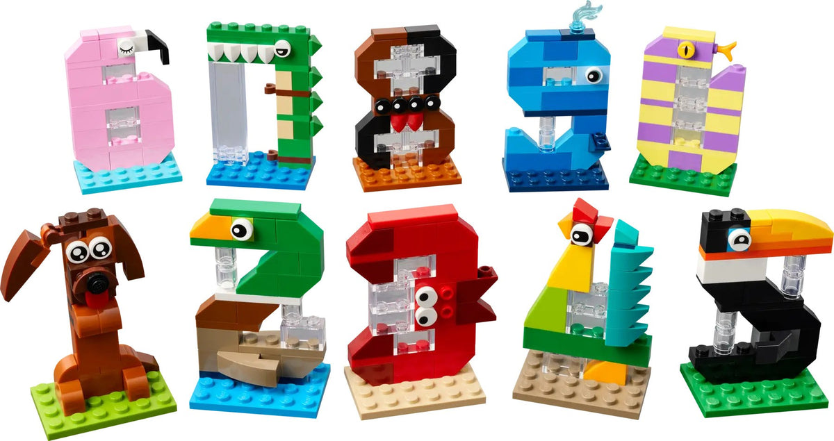 LEGO Building Blocks Birthday Numbers Set 40807 - 281 Elements - For Ages 6+