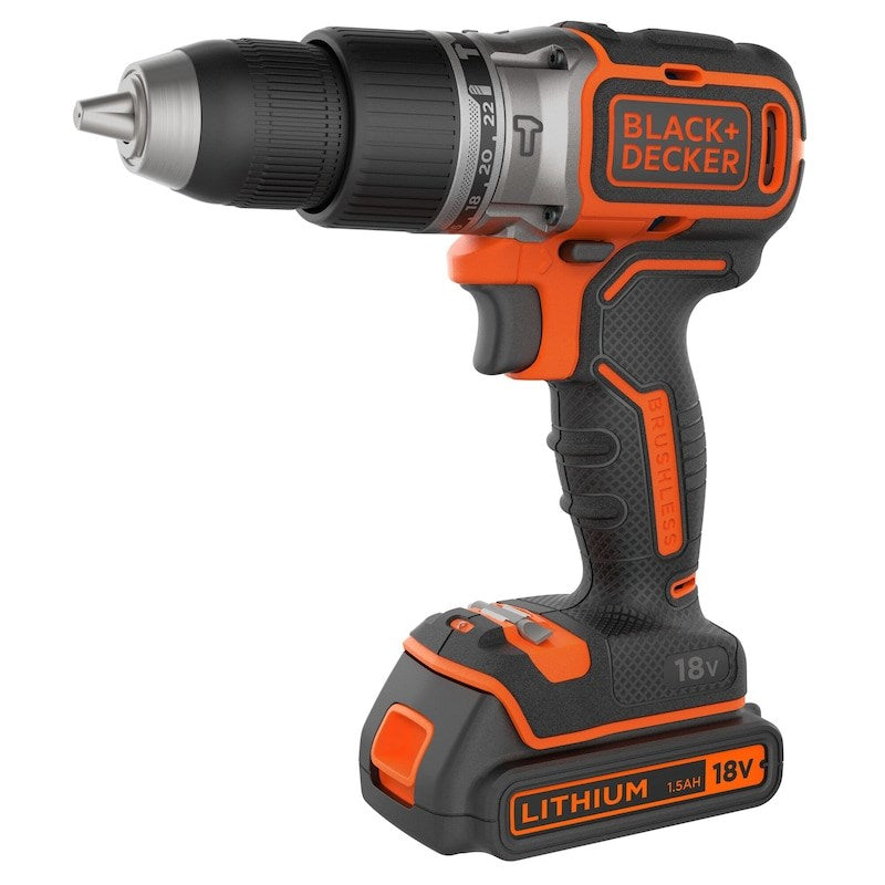BLACK+DECKER Drill 18V 1650 RPM Keyless 1331319