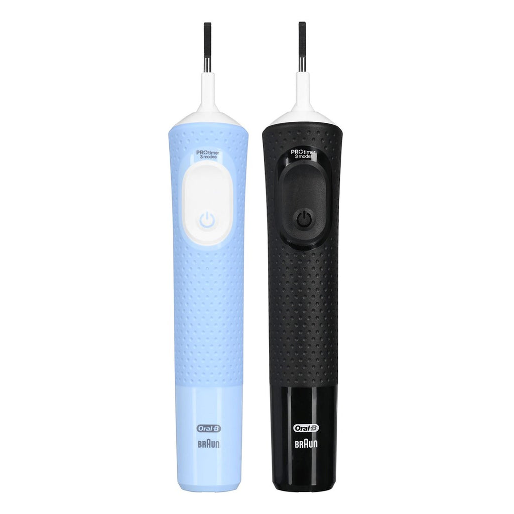 Braun Oral-B Vitality Pro D103 Duo Electric Toothbrush - Black/Lilac Violet