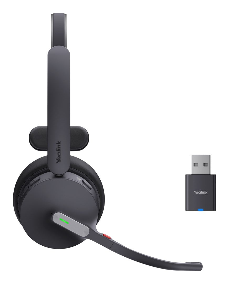 Yealink WH64 Hybrid Mono Wireless Headset - Bluetooth - Office/Call Center - Black