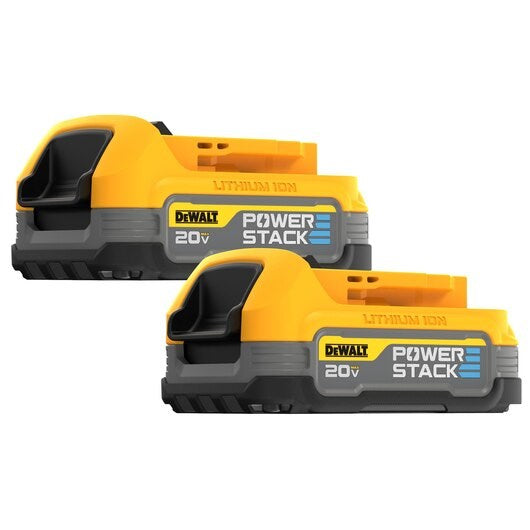 DeWALT POWERSTACK 18V 1.7Ah Battery Set - Pack of 2 Batteries