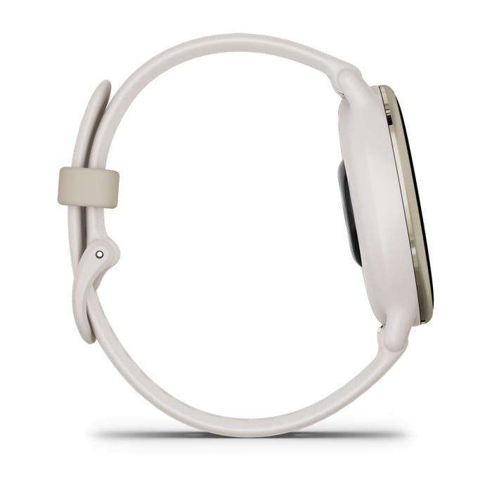 Garmin vívoactive 5 - Ivory - intelligente Uhr mit Band - Silikon - Handgelenkgröße: 125-190 mm - Anzeige 3,04 cm (1,2") - 4GB - Bluetooth, ANT+, Wi-Fi - 26 g (010-02862-11)